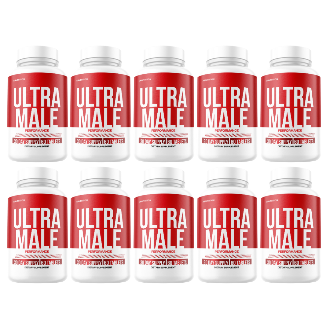 Ultra Male - Male Performance Dietary Supplement 60 Tablets (10 Pack)
